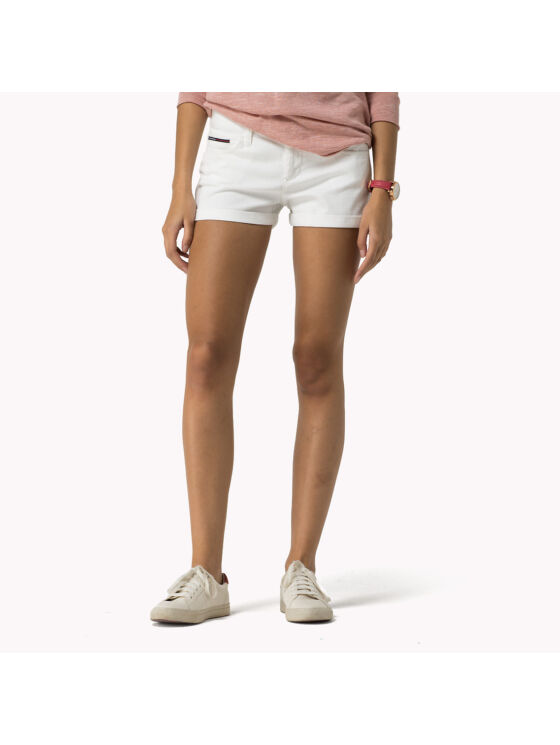 Tommy Hilfiger Női fehér shortok, rövidnadrágok