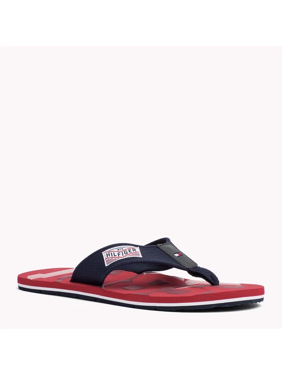 Tommy Hilfiger Férfi piros papucsok