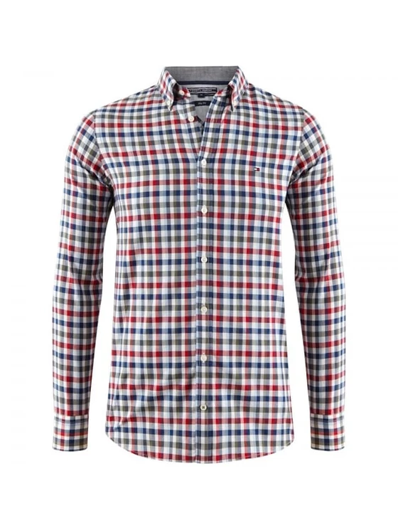 Tommy Hilfiger Férfi piros ingek