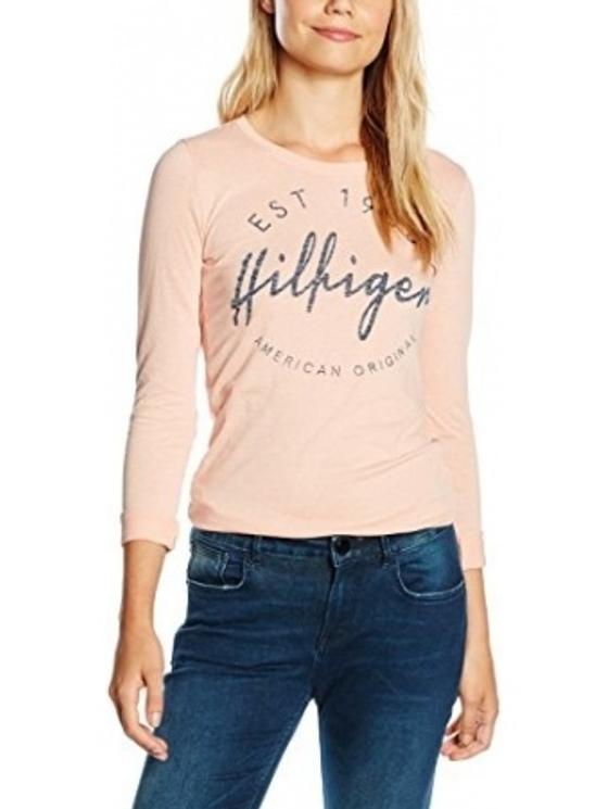 Tommy Hilfiger Női piros hosszú ujjú felsők