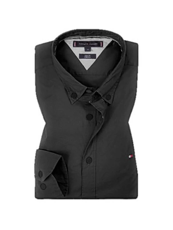 Tommy Hilfiger Férfi sötétszürke ingek