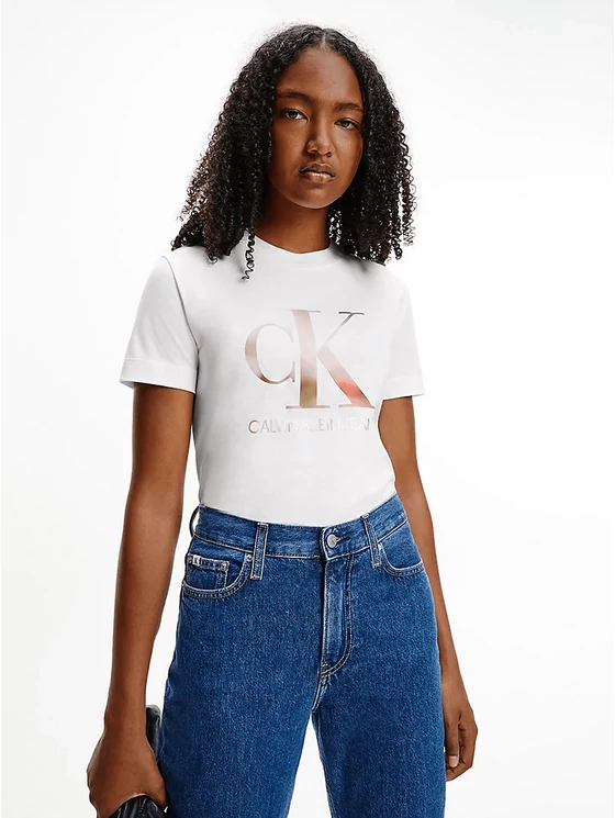 Calvin Klein Női fehér felsők, blúzok és trikók