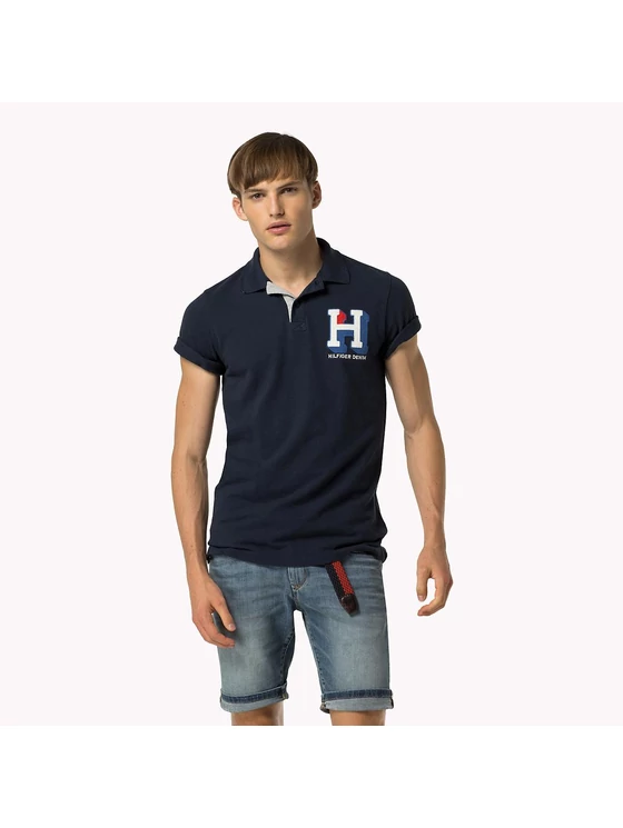 Tommy Hilfiger Férfi sötétkék pólók