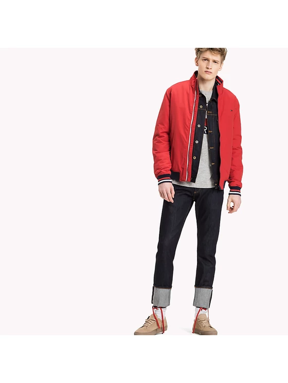 Tommy Hilfiger Férfi piros átmeneti kabátok