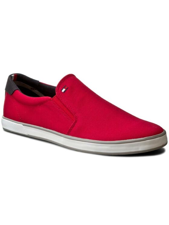 Tommy Hilfiger Férfi piros utcai cipők