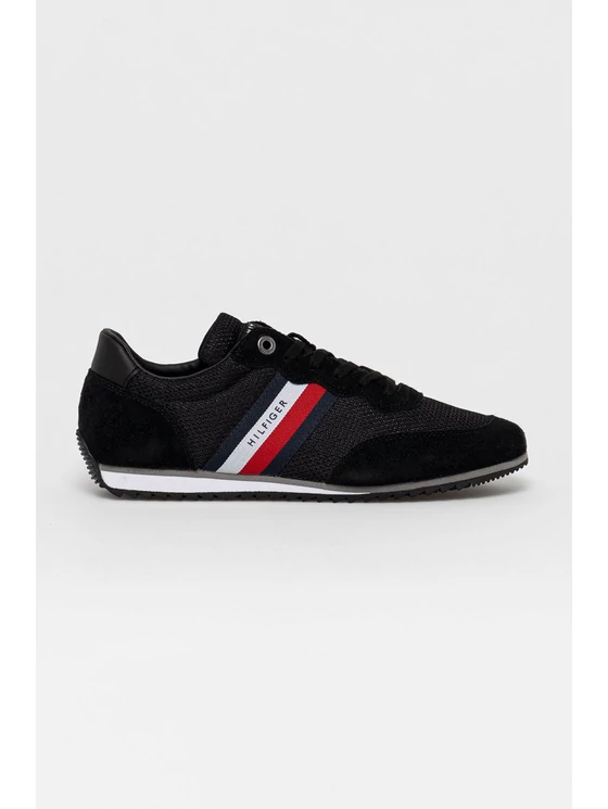 Tommy Hilfiger Férfi fekete utcai cipők