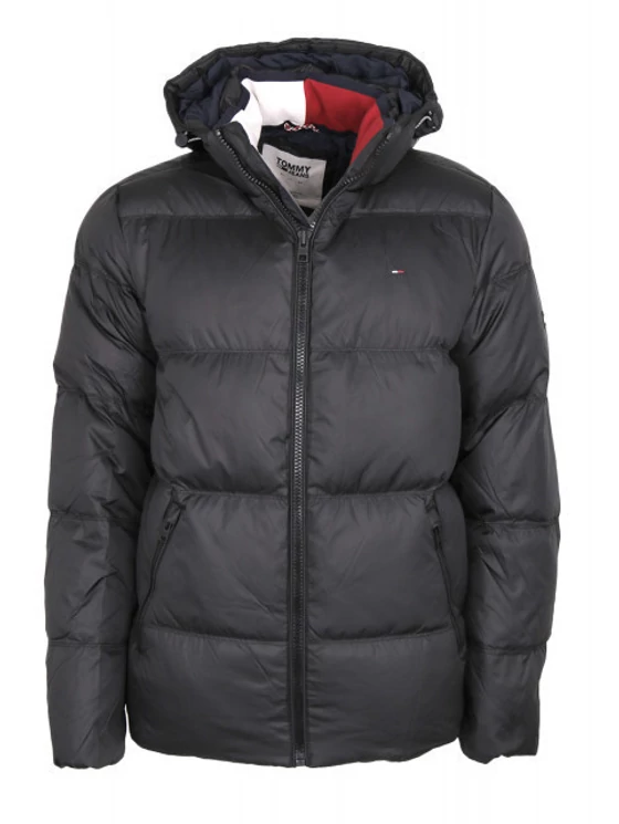 Tommy Hilfiger Férfi fekete télikabátok