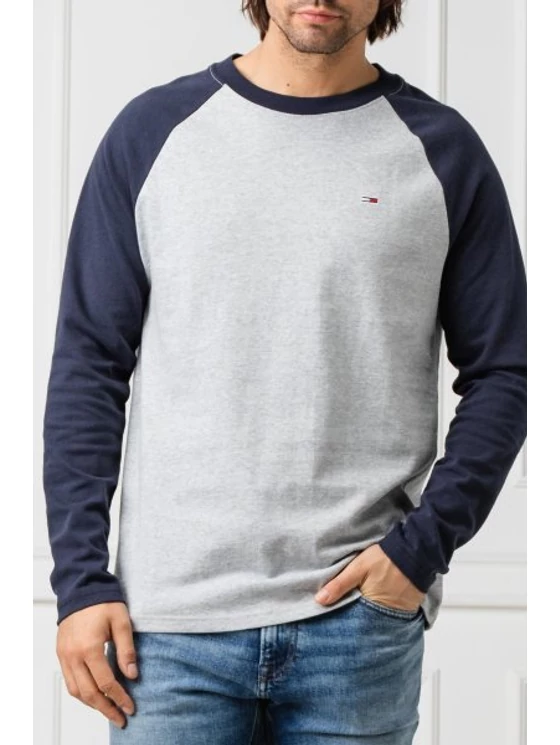 Tommy Hilfiger Férfi szürke hosszú ujjú pólók