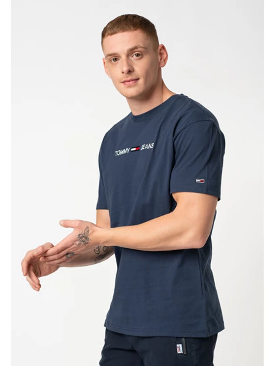 Tommy Hilfiger Sötétkék színű férfi póló adrenalinstore