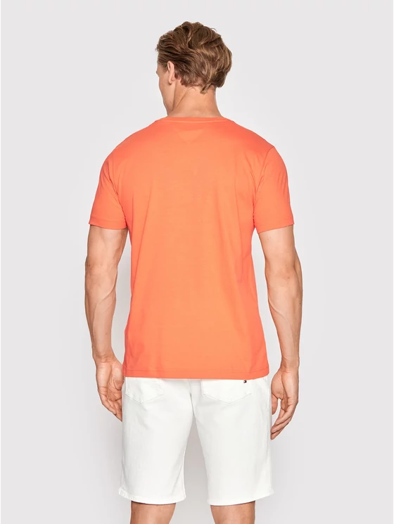 Tommy Hilfiger narancssárga színű férfi póló adrenalinstore