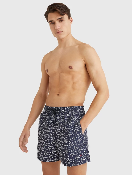 Tommy Hilfiger Férfi sötétkék úszónadrágok
