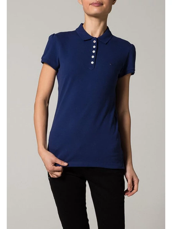 Tommy Hilfiger Női sötétkék felsők, blúzok és trikók