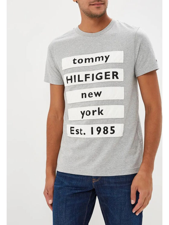 Tommy Hilfiger Férfi szürke pólók