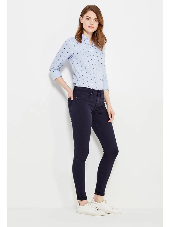 Tommy Hilfiger Női sötétkék nadrágok