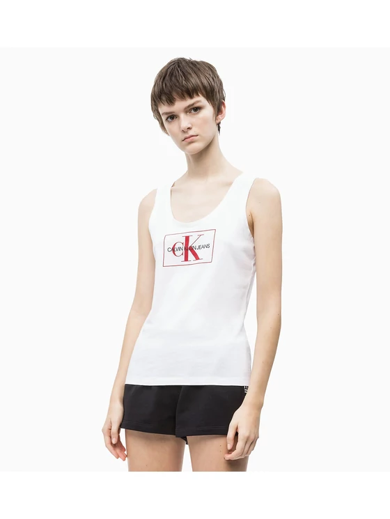 Calvin Klein Női fehér felsők, blúzok és trikók