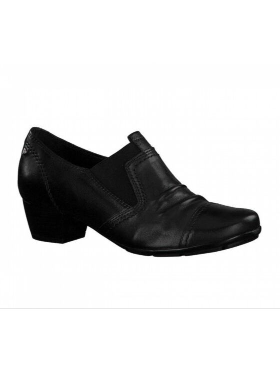 Jana Női fekete magassarkú cipők