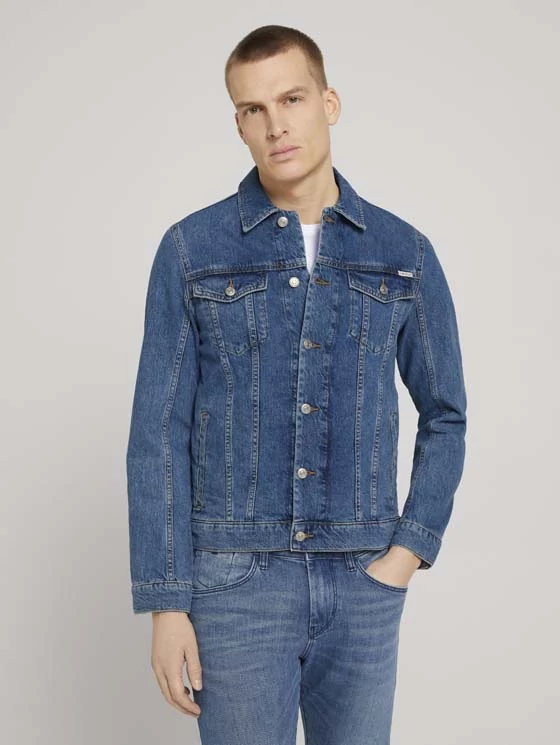 Tom Tailor Férfi sötétkék farmerdzseki