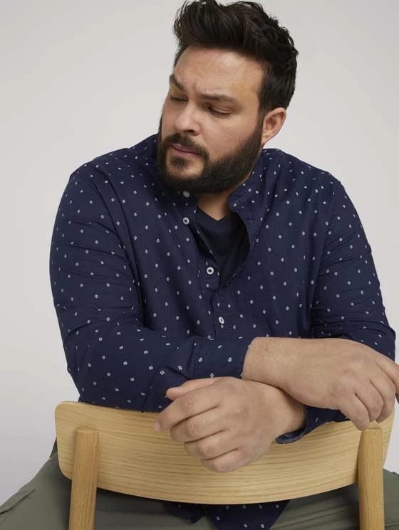 Tom Tailor Férfi sötétkék ingek