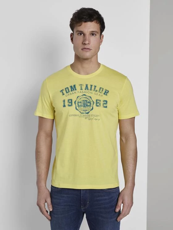 Tom Tailor Férfi sárga pólók