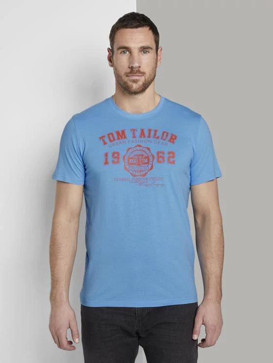 Tom Tailor Férfi világoskék pólók