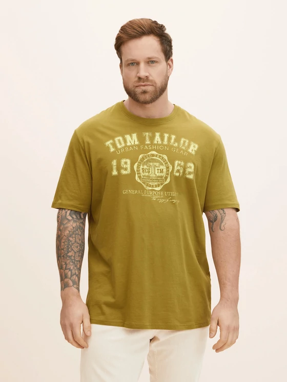 Tom Tailor Férfi khaki pólók