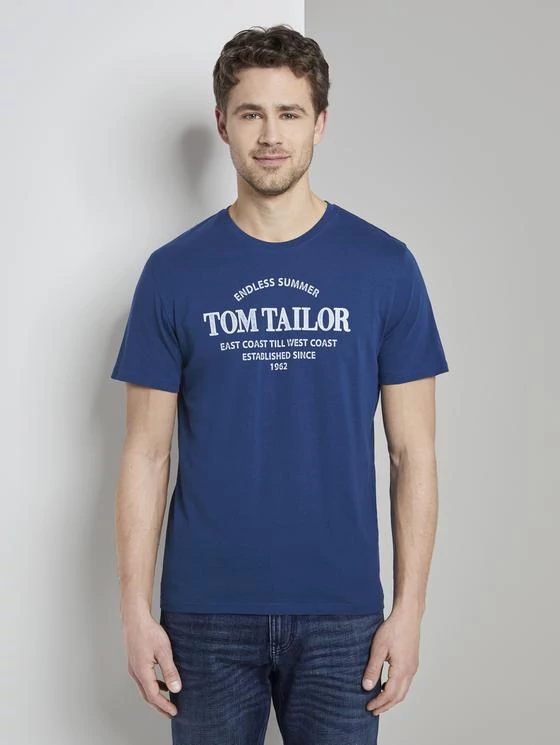 Tom Tailor Férfi kék pólók