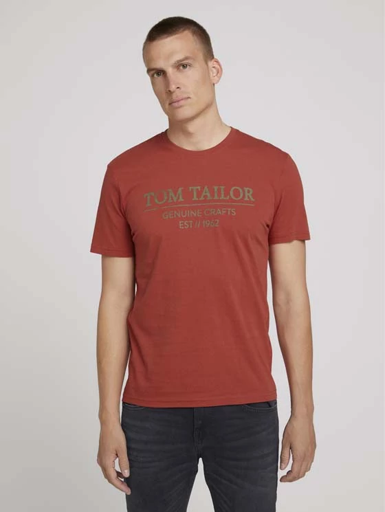 Tom Tailor Férfi piros pólók