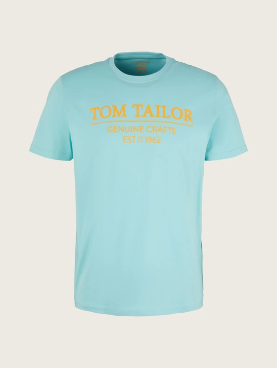 Tom Tailor Férfi türkiz rövid ujjú póló