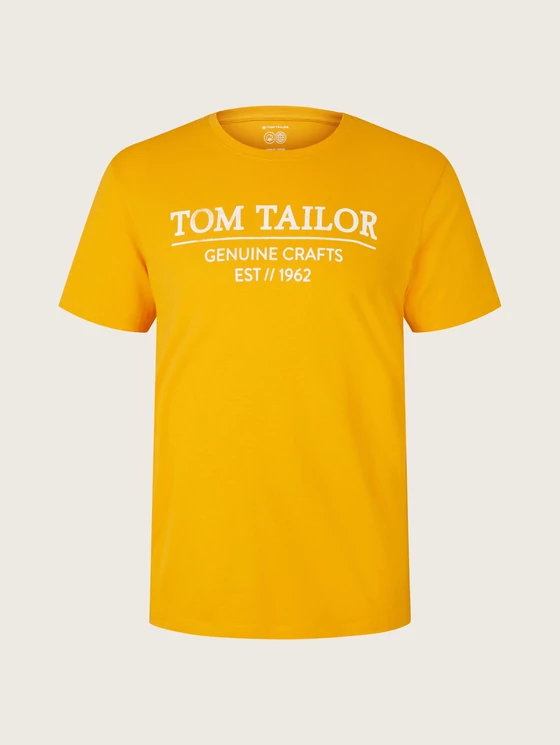 Tom Tailor Férfi mustársárga pólók