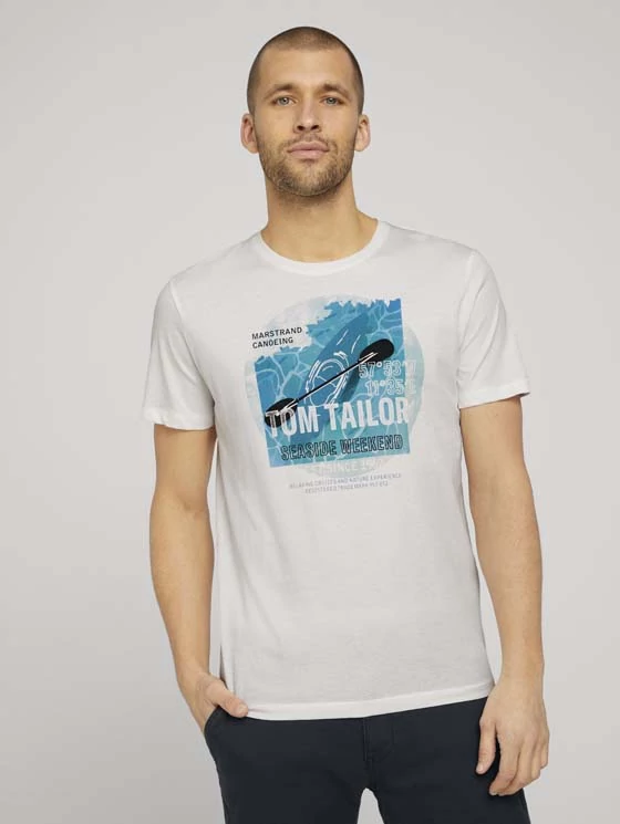 Tom Tailor Férfi fehér pólók