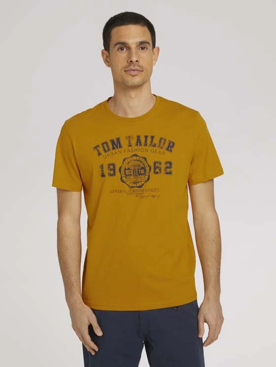 Tom Tailor Férfi mustár pólók