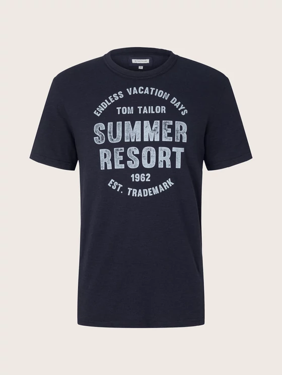 Tom Tailor Férfi sötétkék pólók