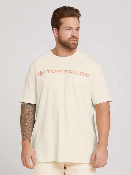 Tom Tailor Férfi krém színű pólók