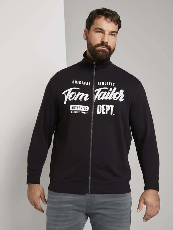 Tom Tailor Férfi fekete pulóverek