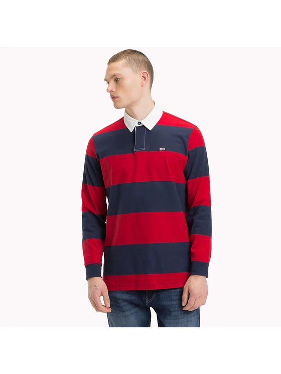 Tommy Hilfiger Férfi sötétkék hosszú ujjú pólók