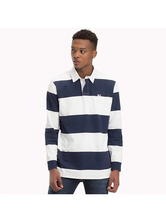 Tommy Hilfiger Férfi sötétkék hosszú ujjú pólók