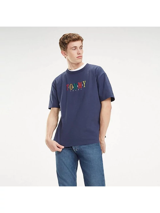 Tommy Hilfiger Férfi sötétkék pólók