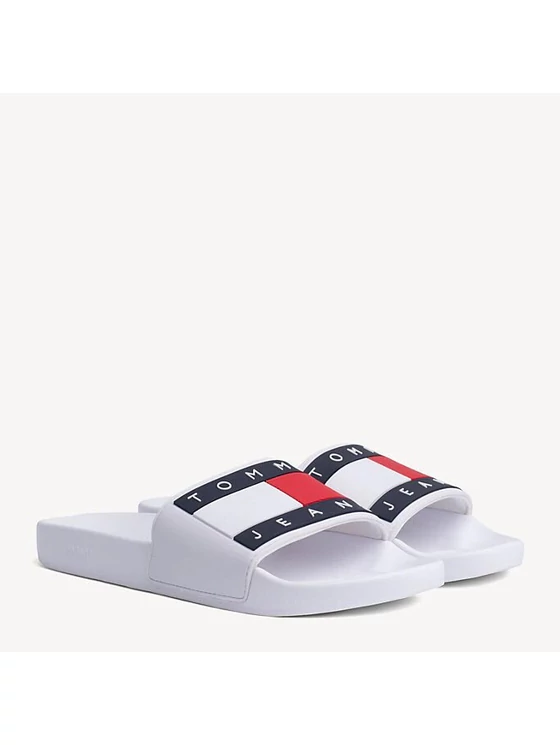 Tommy Hilfiger Férfi fehér papucsok
