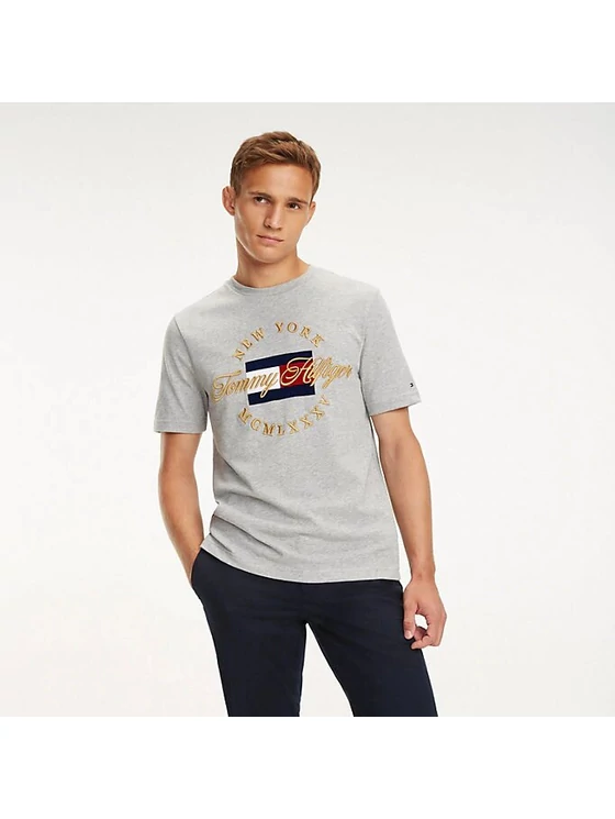 Tommy Hilfiger Férfi szürke pólók