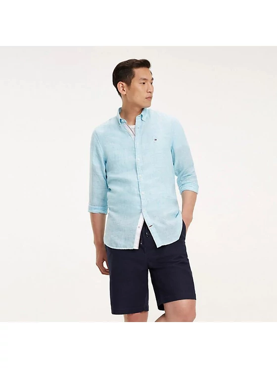 Tommy Hilfiger Férfi kék ingek