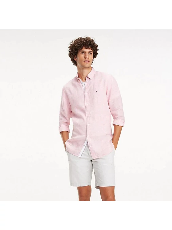 Tommy Hilfiger Férfi rózsaszín ingek