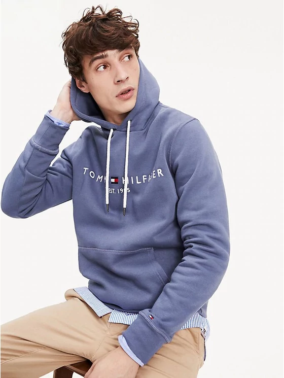 Tommy Hilfiger Férfi kék pulóverek