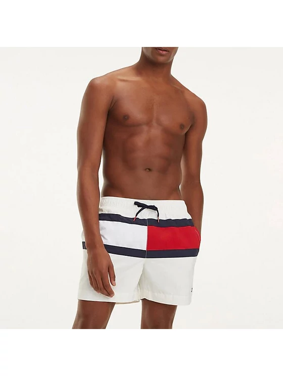 Tommy Hilfiger Férfi fehér úszónadrágok