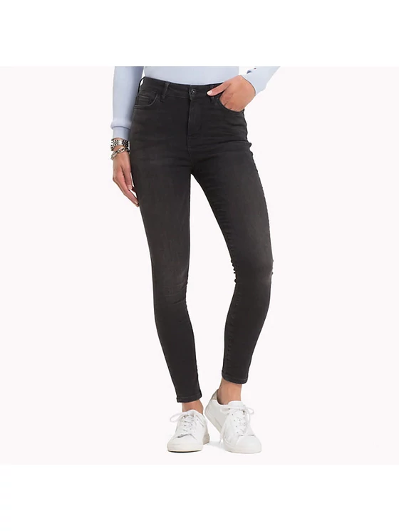 Tommy Hilfiger Női fekete nadrágok
