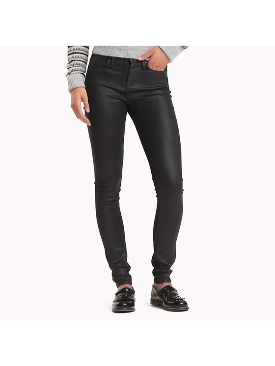 Tommy Hilfiger Női fekete nadrágok