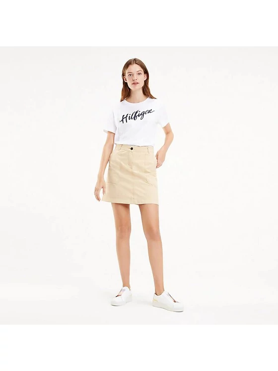 Tommy Hilfiger Női fehér felsők, blúzok és trikók