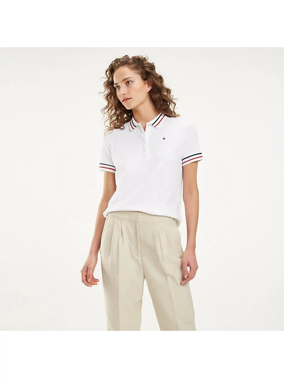 Tommy Hilfiger Női fehér felsők, blúzok és trikók