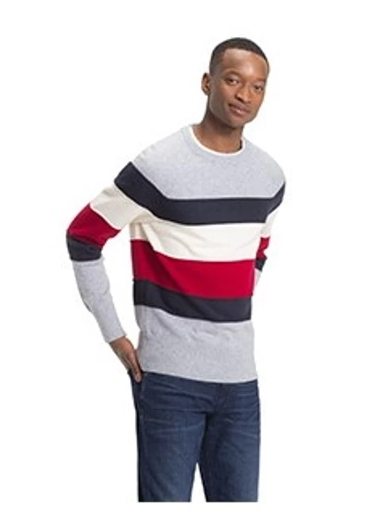 Tommy Hilfiger Férfi szürke pulóverek