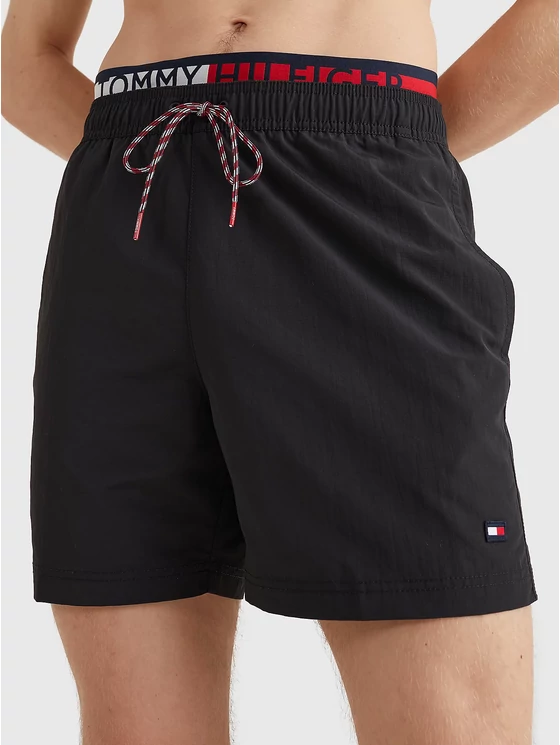 Tommy Hilfiger Férfi fekete úszónadrágok